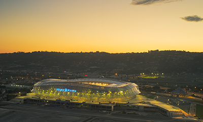 Estadio Allianz Riviera - Vista exterior global